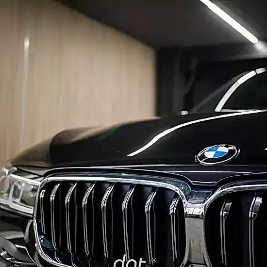 BMW 5 оклейка в матовую полиуретановую пленку