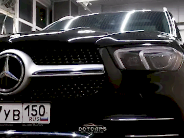 Полная оклейка кузова полиуретановой пленкой Mercedes GLE от DOTCARS